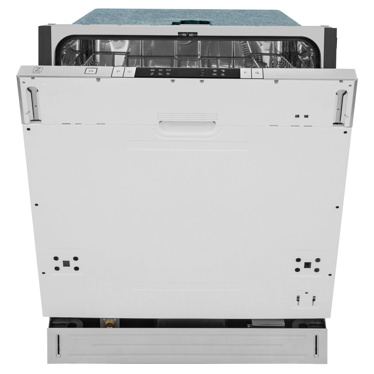 ZLINE 24" Panel Ready Top Control Built-In Dishwasher with Stainless Steel Tub, 52dBa (DW7713-24)