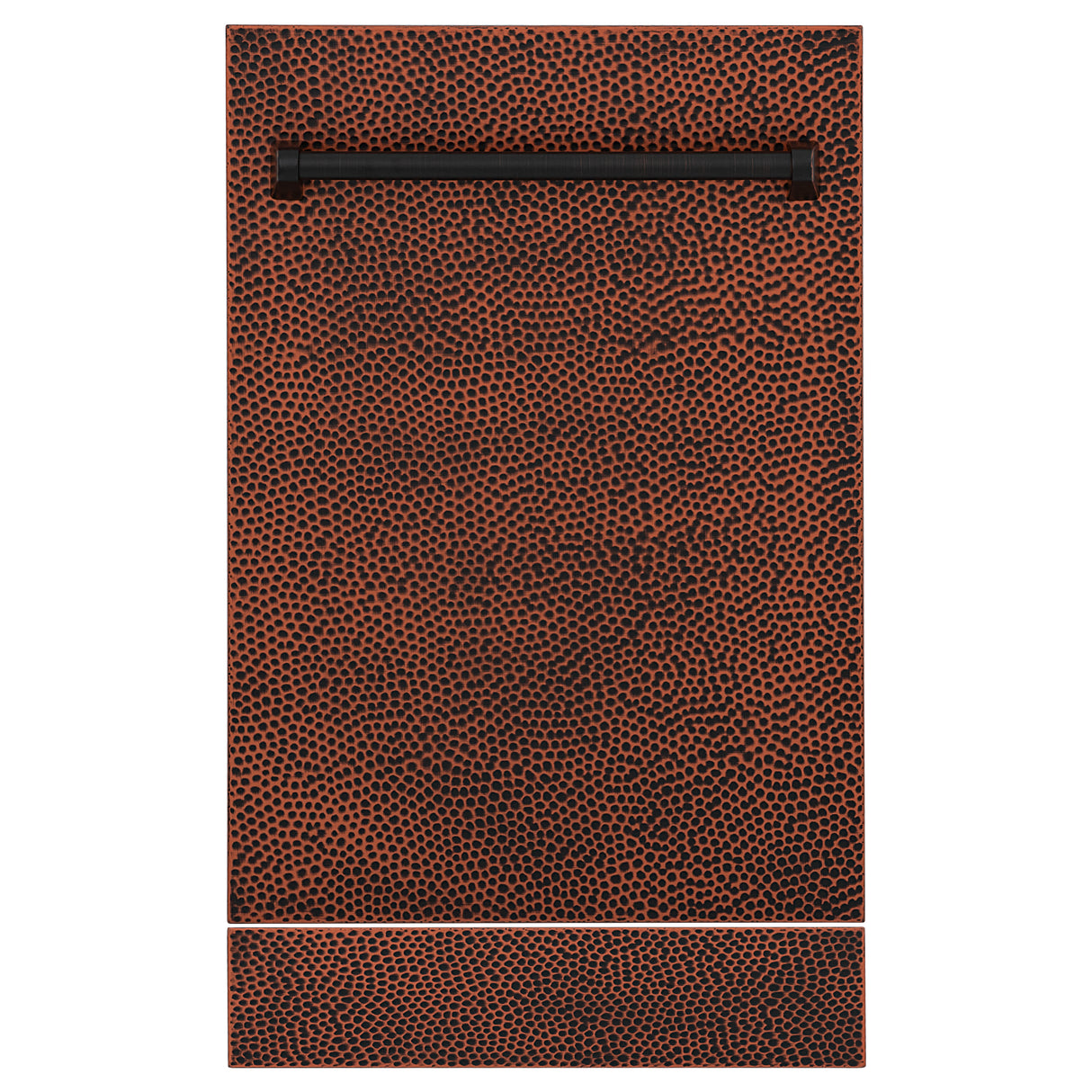 ZLINE 18" Tallac Series 3rd Rack Top Control Built-In Dishwasher in Hand Hammered Copper with Stainless Steel Tub, 51dBa (DWV-HH-18)