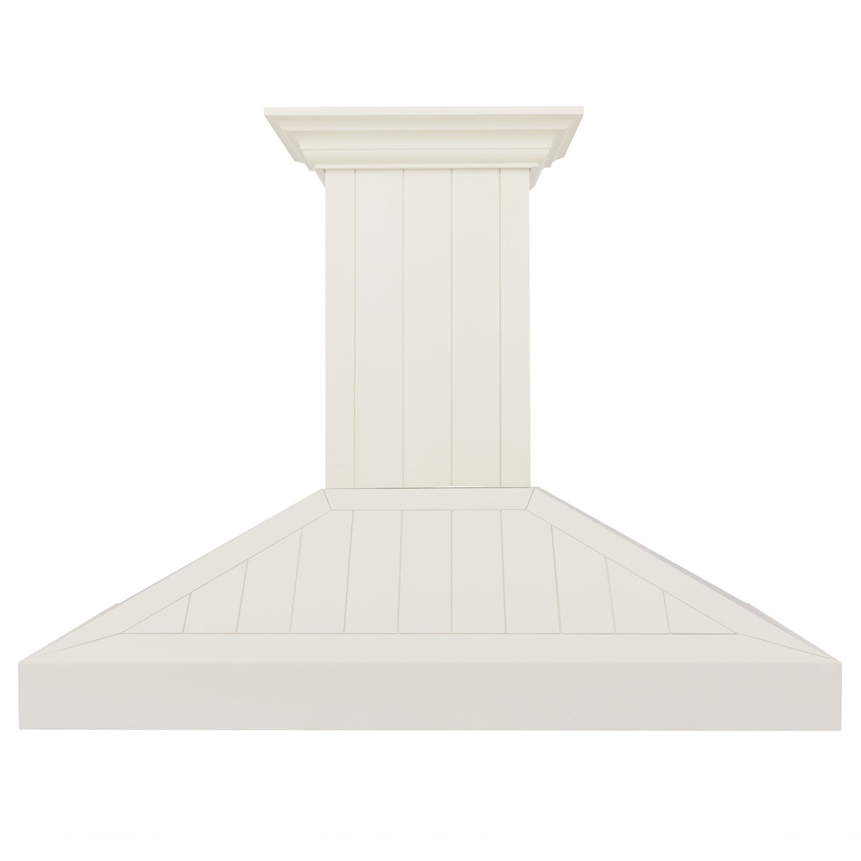 ZLINE 36" Ducted Vent Wooden Convertible Vent Wall Mount Range Hood in Cottage White (KPTT-36)