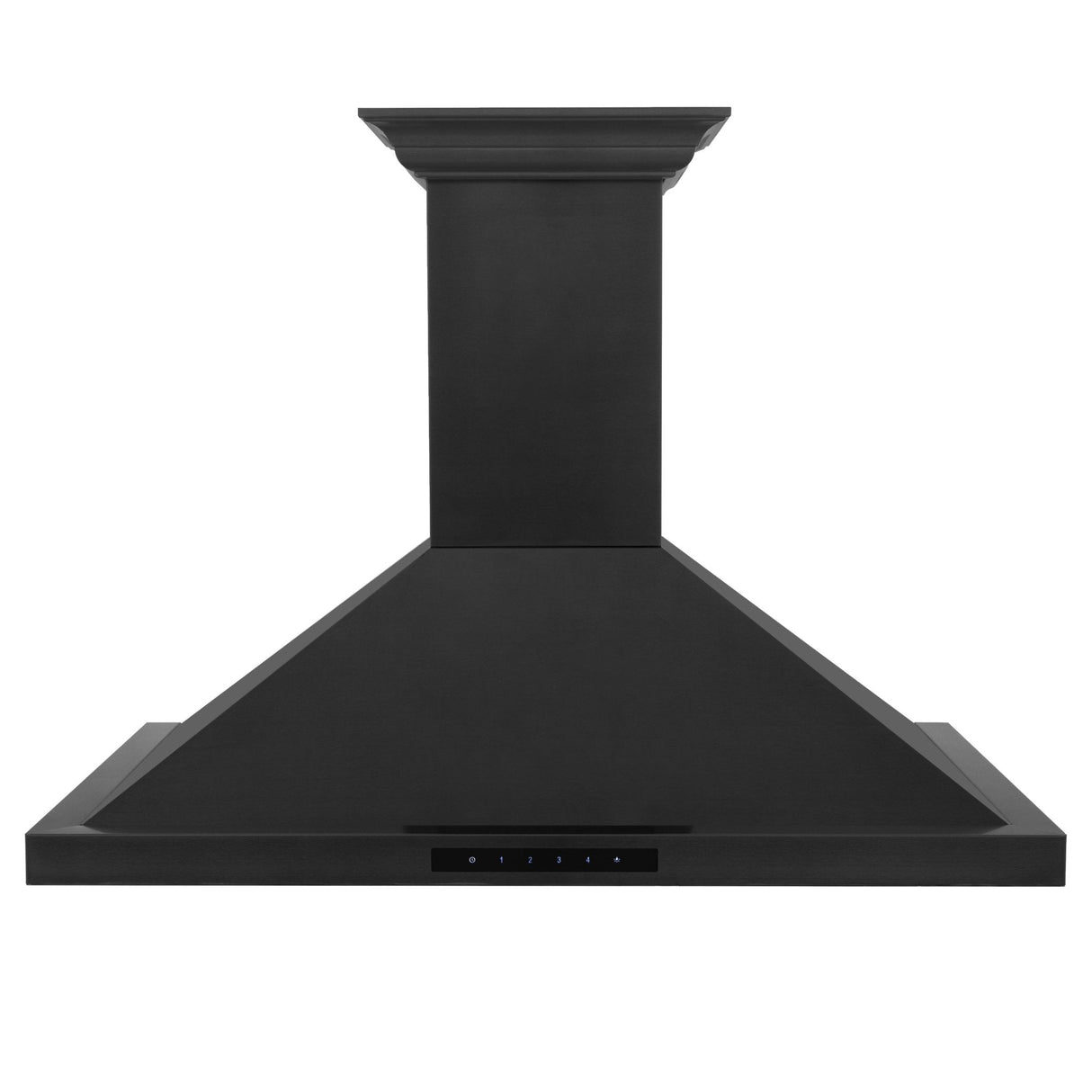 ZLINE 30" CrownSound Ducted Vent Wall Mount Range Hood in Black Stainless Steel with Built-in Bluetooth Speakers (BSKBNCRN-BT-30)