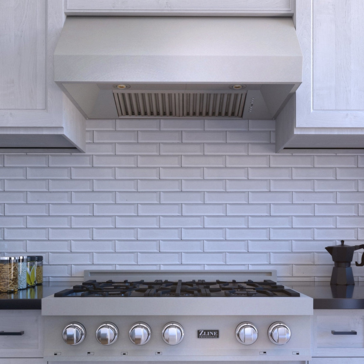 ZLINE 36" Fingerprint Resistant Stainless Steel Convertible Vent Under Cabinet Range Hood (8685S-36)