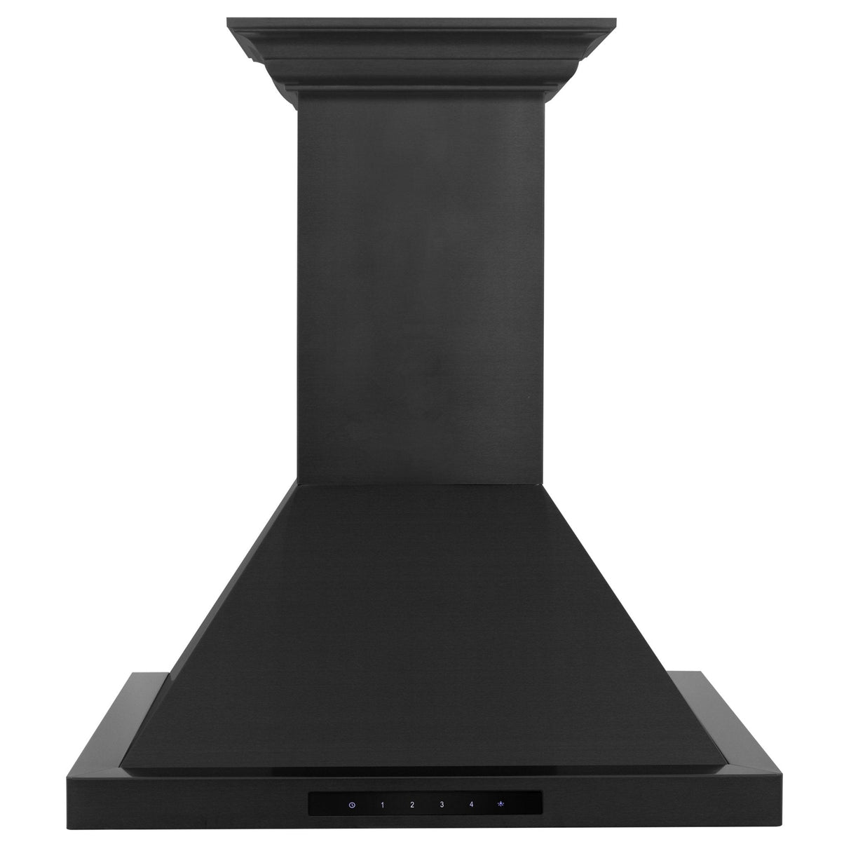 ZLINE 30" CrownSound Ducted Vent Wall Mount Range Hood in Black Stainless Steel with Built-in Bluetooth Speakers (BSKBNCRN-BT-30)