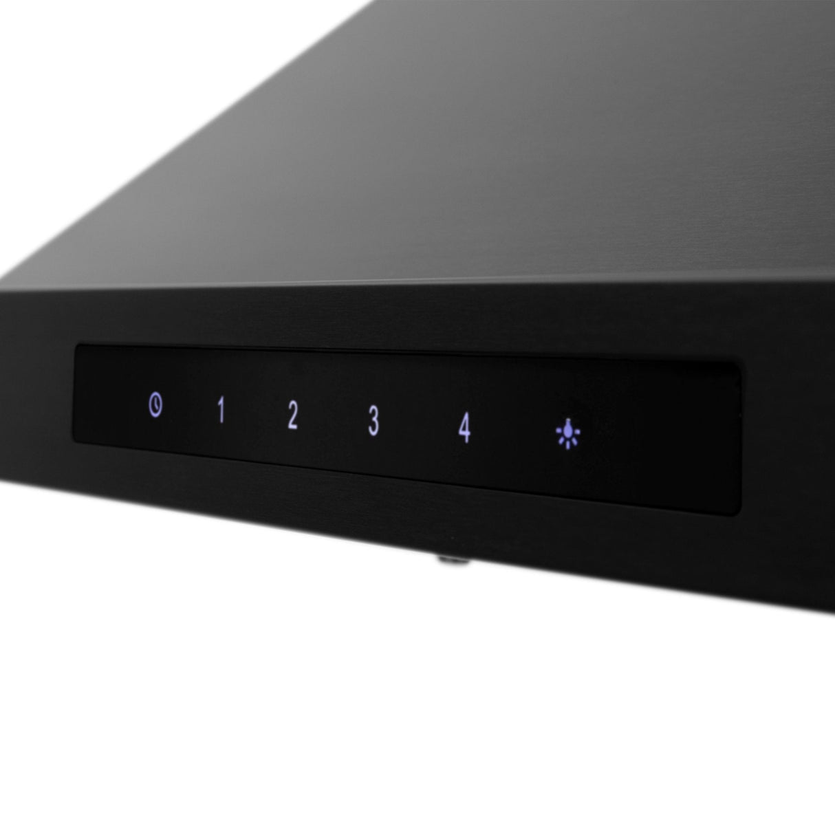ZLINE 30" CrownSound Ducted Vent Wall Mount Range Hood in Black Stainless Steel with Built-in Bluetooth Speakers (BSKBNCRN-BT-30)