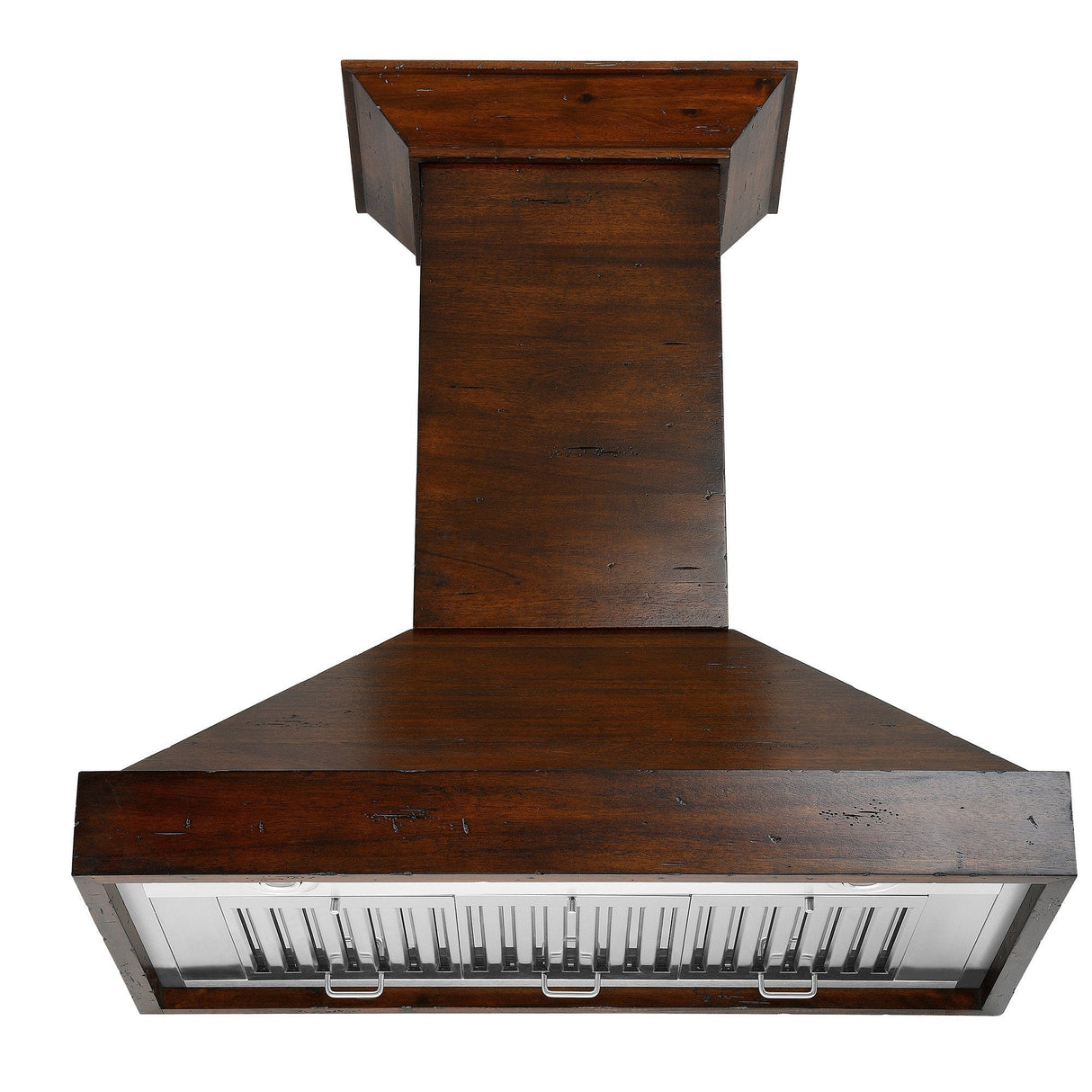 ZLINE 36" Convertible Vent Wooden Wall Mount Range Hood in Walnut (KBRR-36)
