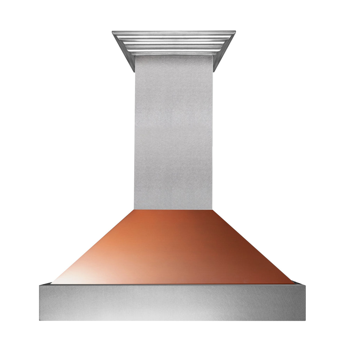 ZLINE 30" Ducted Fingerprint Resistant Stainless Steel Range Hood with Copper Shell (8654C-30)