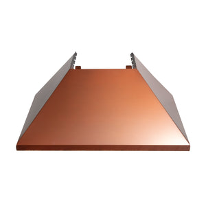 ZLINE 36" Ducted Fingerprint Resistant Stainless Steel Range Hood with Copper Shell (8654C-36)