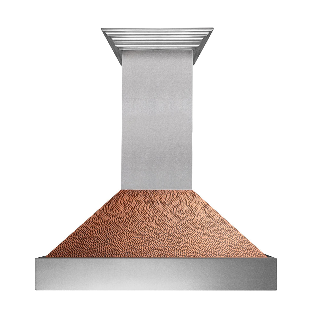 ZLINE 30" Ducted Fingerprint Resistant Stainless Steel Range Hood with Hand-Hammered Copper Shell (8654HH-30)