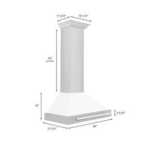 ZLINE 30" Stainless Steel Range Hood with Stainless Steel Handle (KB4STX-30)