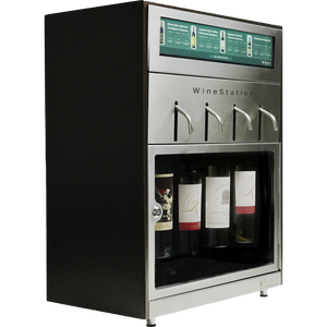 Napa Technology Sommelier Edition WineStation Pristine Plus Dual Zone Wine Dispenser MX4-Q3HD Front Left Angle