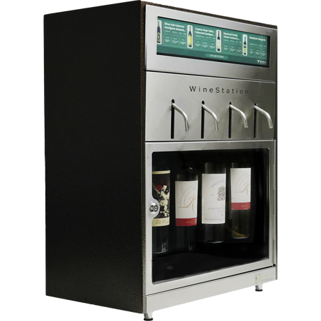 Napa Technology Sommelier Edition WineStation Pristine Plus Dual Zone Wine Dispenser MX4-Q3HD Front Left Angle