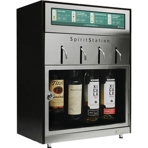 Napa Technology SpiritStation Liquor Dispenser MX4-Q3SS Front Left Angle