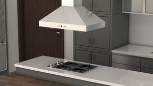 ZLINE 30" Convertible Island Mount Range Hood in Stainless Steel (KL3i-30)