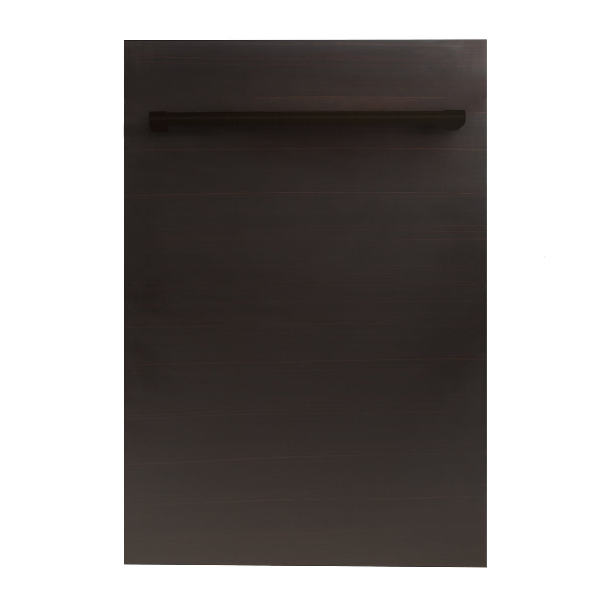 ZLINE 18" Compact Oil-Rubbed Bronze Top Control Built-In Dishwasher with Stainless Steel Tub and Traditional Style Handle, 52dBa (DW-ORB-H-18)