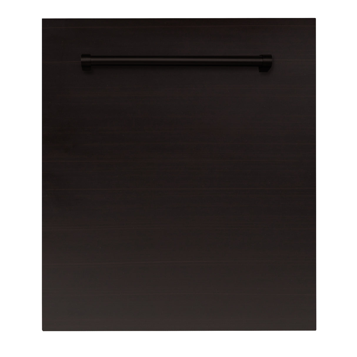 ZLINE 24" Oil-Rubbed Bronze Top Control Built-In Dishwasher with Stainless Steel Tub and Traditional Style Handle, 52dBa (DW-ORB-H-24)