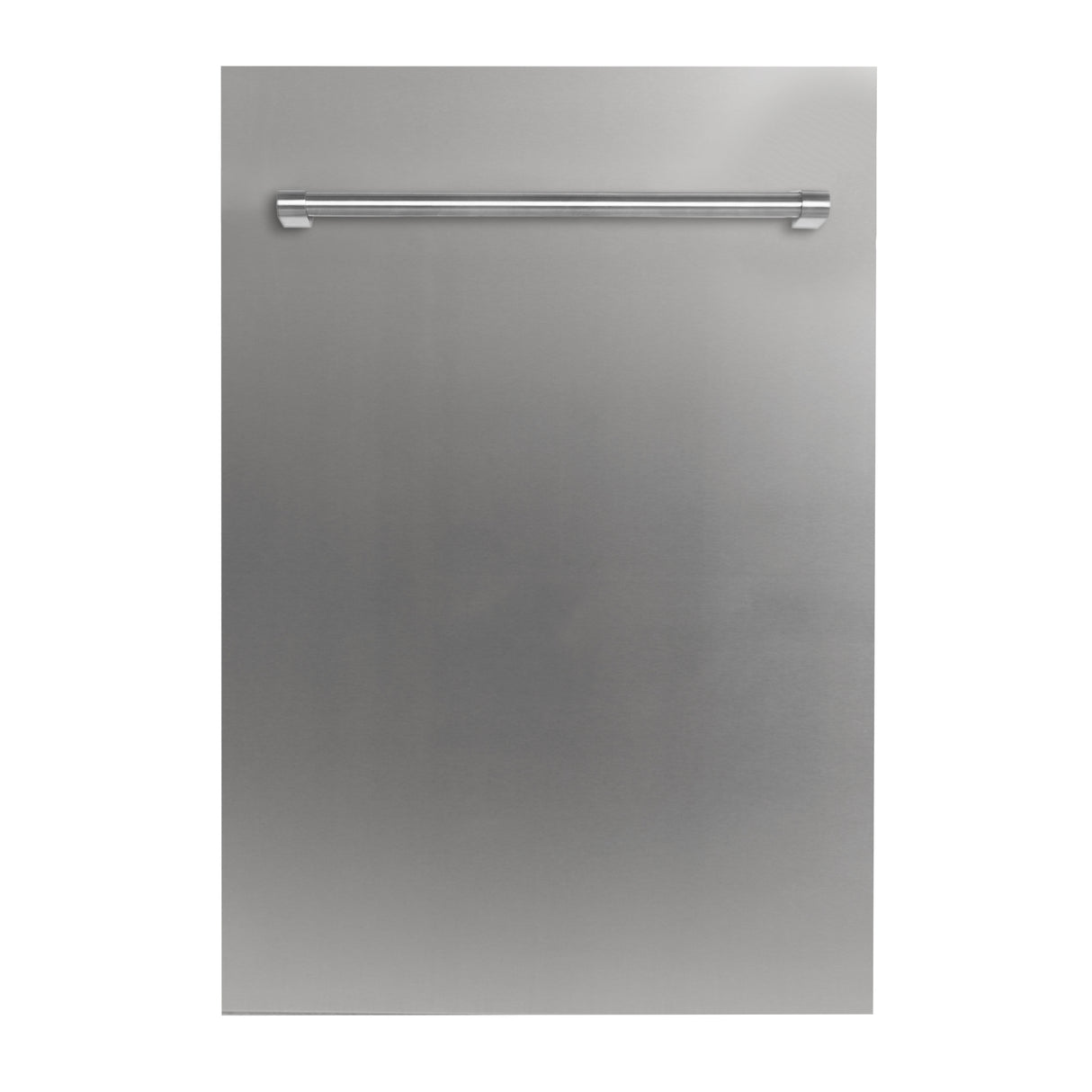 ZLINE 18" Compact Stainless Steel Top Control Built-In Dishwasher with Stainless Steel Tub and Traditional Style Handle, 52dBa (DW-304-H-18)