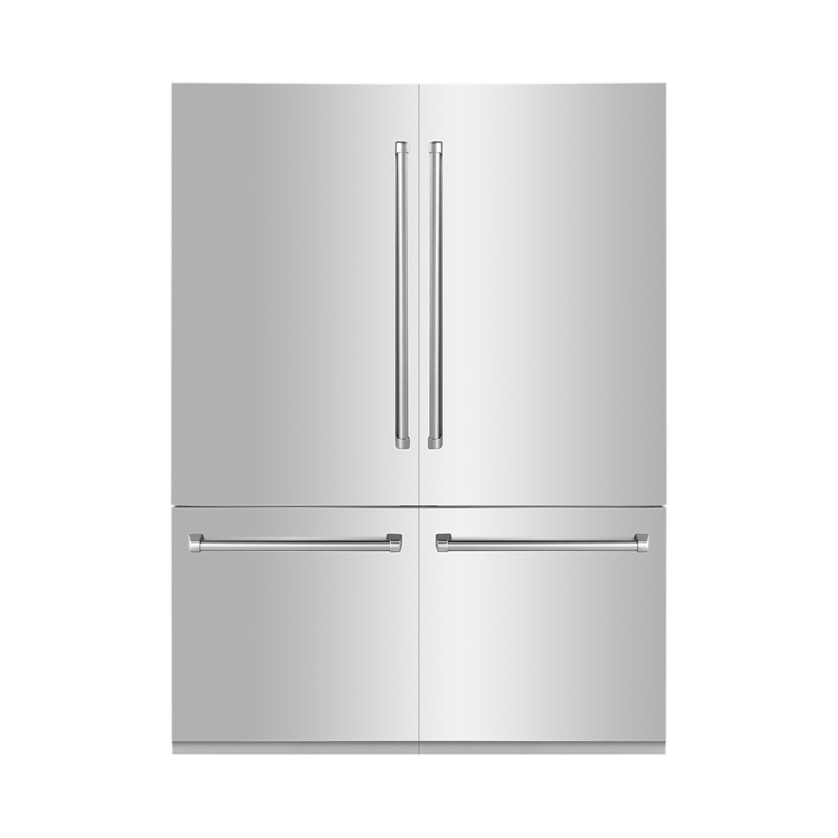 ZLINE 60" 32.2 cu ft Built-In 4-Door French Door Refrigerator with Internal Water and Ice Dispenser in Stainless Steel (RBIV-304-60)