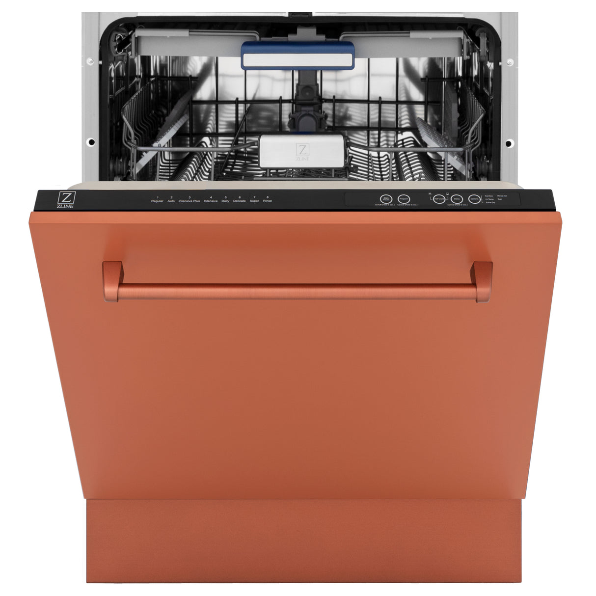 ZLINE 24" Tallac Series 3rd Rack Tall Tub Dishwasher in Copper with Stainless Steel Tub, 51dBa (DWV-C-24)