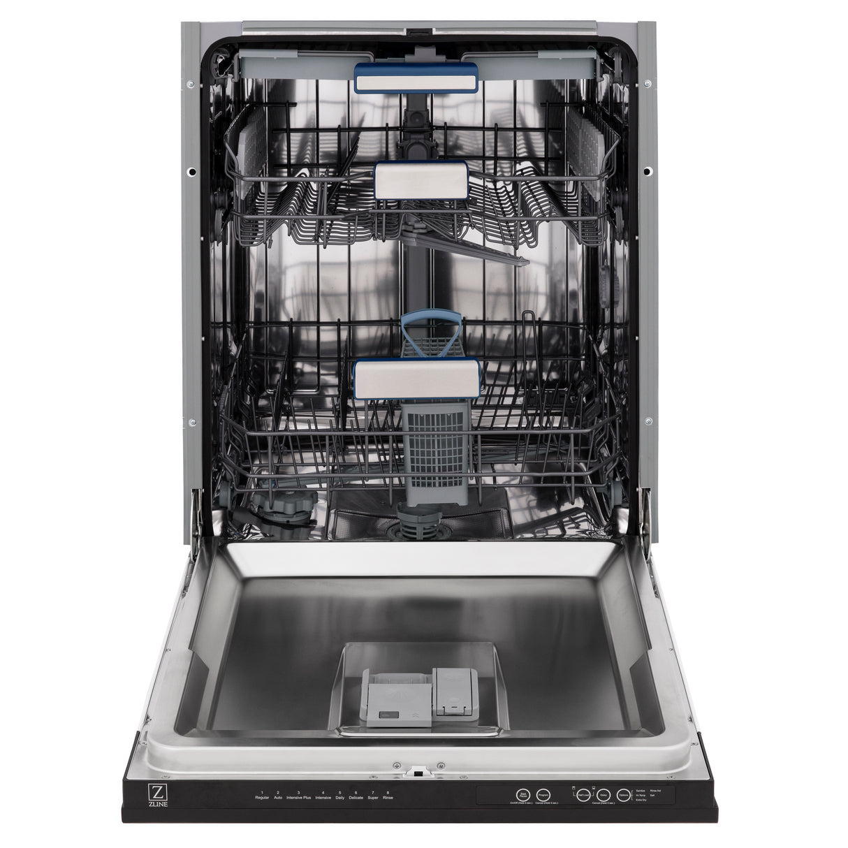 ZLINE 24" Tallac Series 3rd Rack Tall Tub Dishwasher in Oil Rubbed Bronze with Stainless Steel Tub, 51dBa (DWV-ORB-24)