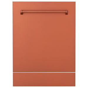 ZLINE 24" Tallac Series 3rd Rack Tall Tub Dishwasher in Copper with Stainless Steel Tub, 51dBa (DWV-C-24)