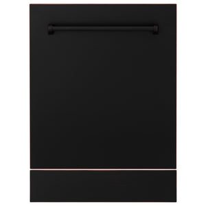 ZLINE 24" Tallac Series 3rd Rack Tall Tub Dishwasher in Oil Rubbed Bronze with Stainless Steel Tub, 51dBa (DWV-ORB-24)