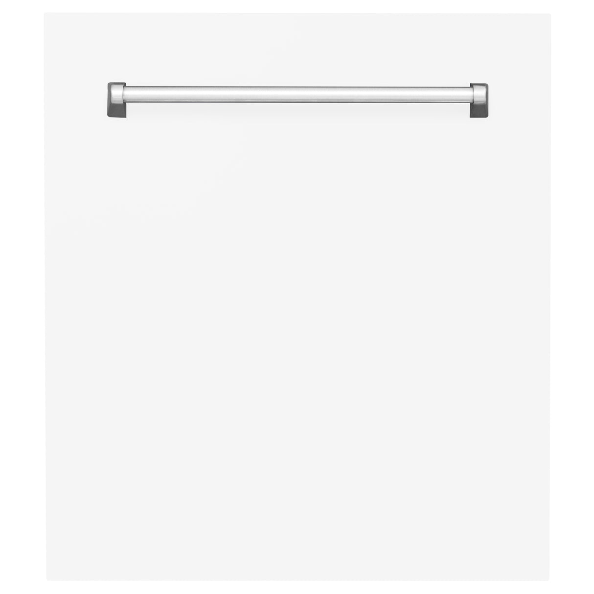 ZLINE 24" Tallac Series 3rd Rack Tall Tub Dishwasher in White Matte with Stainless Steel Tub, 51dBa (DWV-WM-24)