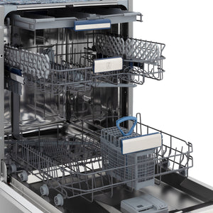 ZLINE 24" Tallac Series 3rd Rack Tall Tub Dishwasher in Stainless Steel, 51dBa (DWV-304-24)