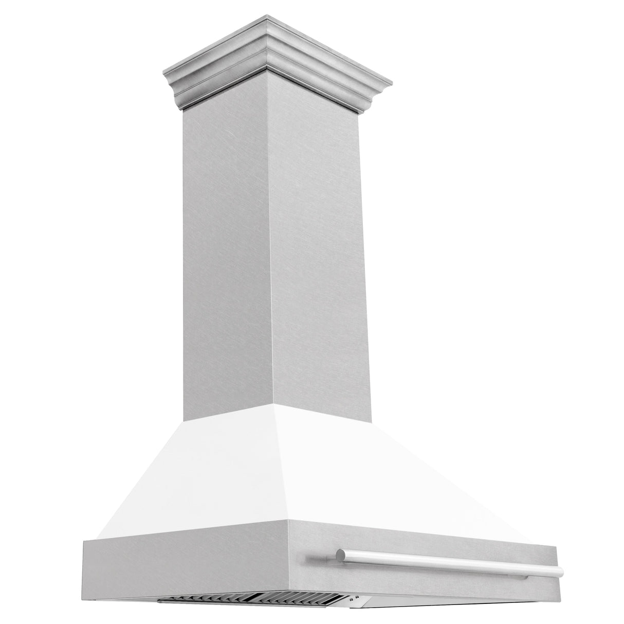 ZLINE 36" Fingerprint Resistant Stainless Steel Range Hood with Black Matte Shell (8654SNX-BLM-36)