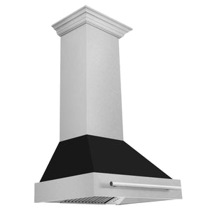 ZLINE 30" Fingerprint Resistant Stainless Steel Range Hood with White Matte Shell (8654SNX-WM-30)