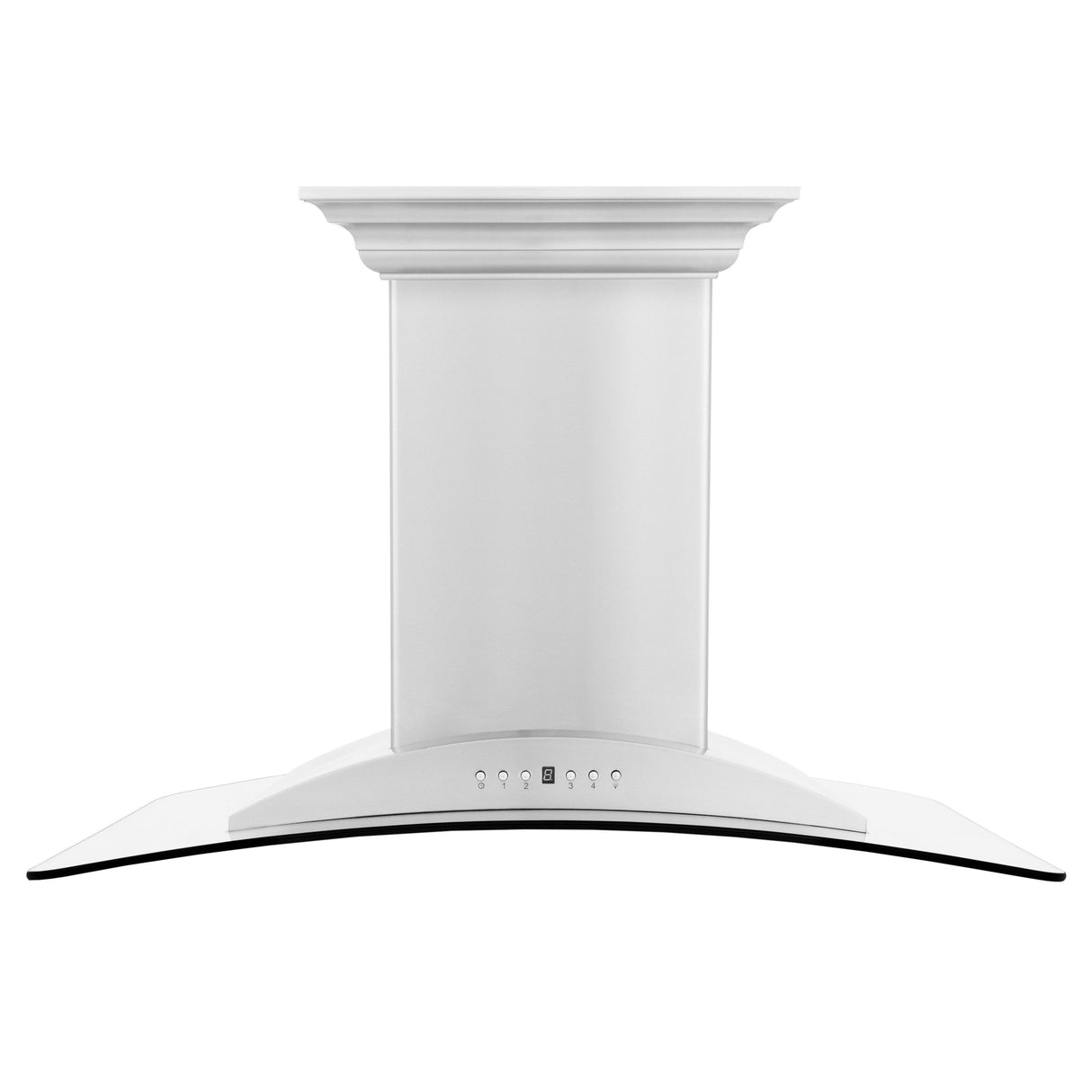 ZLINE 30" CrownSound Ducted Vent Island Mount Range Hood in Stainless Steel with Built-in Bluetooth Speakers (GL9iCRN-BT-30)