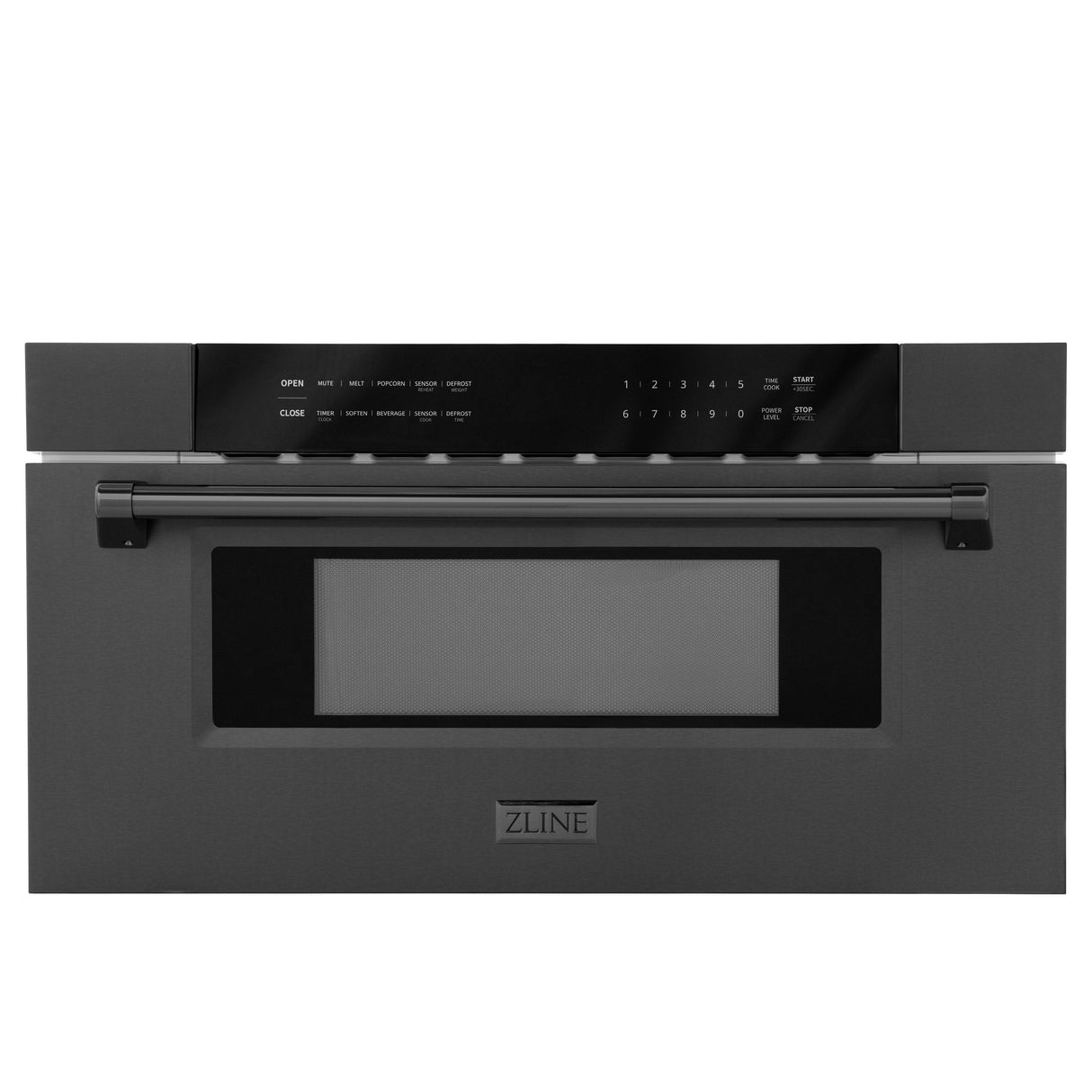 ZLINE 30" 1.2 cu ft Built-in Microwave Drawer in Black Stainless Steel (MWD-30-BS)