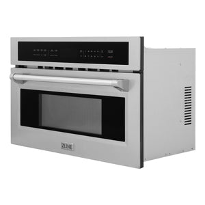 ZLINE 30" 1.6 cu ft. Built-in Convection Microwave Oven in Stainless Steel with Speed and Sensor Cooking (MWO-30)