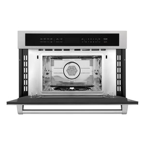 ZLINE 30" 1.6 cu ft. Built-in Convection Microwave Oven in Fingerprint Resistant Stainless Steel with Speed and Sensor Cooking (MWO-30-SS)