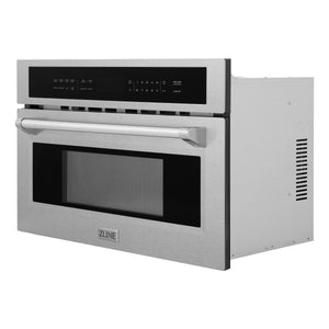 ZLINE 30" 1.6 cu ft. Built-in Convection Microwave Oven in Fingerprint Resistant Stainless Steel with Speed and Sensor Cooking (MWO-30-SS)