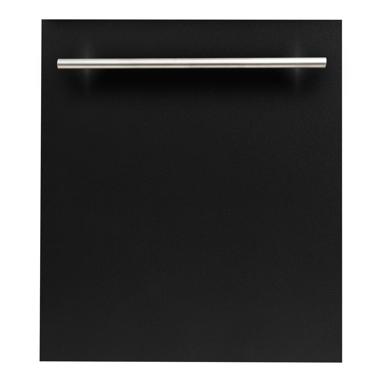 ZLINE 24" Black Matte Top Control Built-In Dishwasher with Stainless Steel Tub and Modern Style Handle, 52dBa (DW-BLM-H-24)