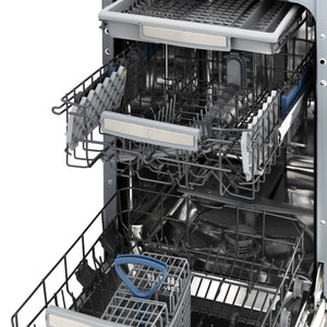 ZLINE 18" Tallac Series 3rd Rack Top Control Built-In Dishwasher in Custom Panel Ready with Stainless Steel Tub, 51dBa (DWV-18)