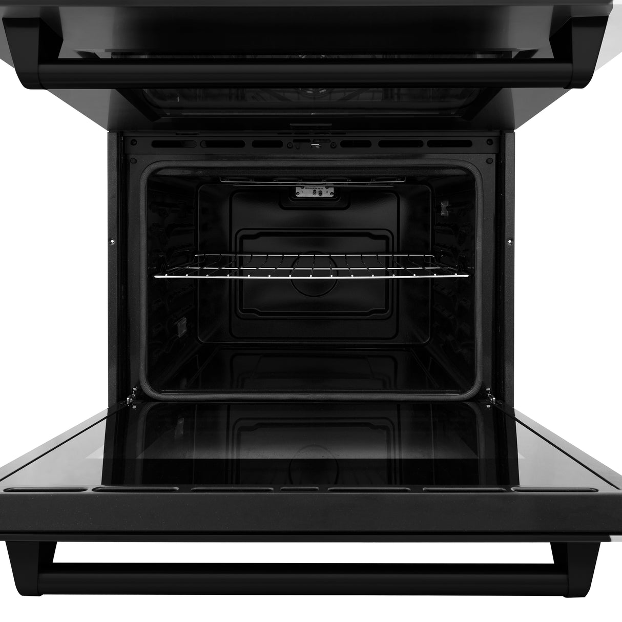 ZLINE 30" Professional Double Wall Oven with Self Clean and True Convection in Black Stainless Steel (AWD-30-BS)