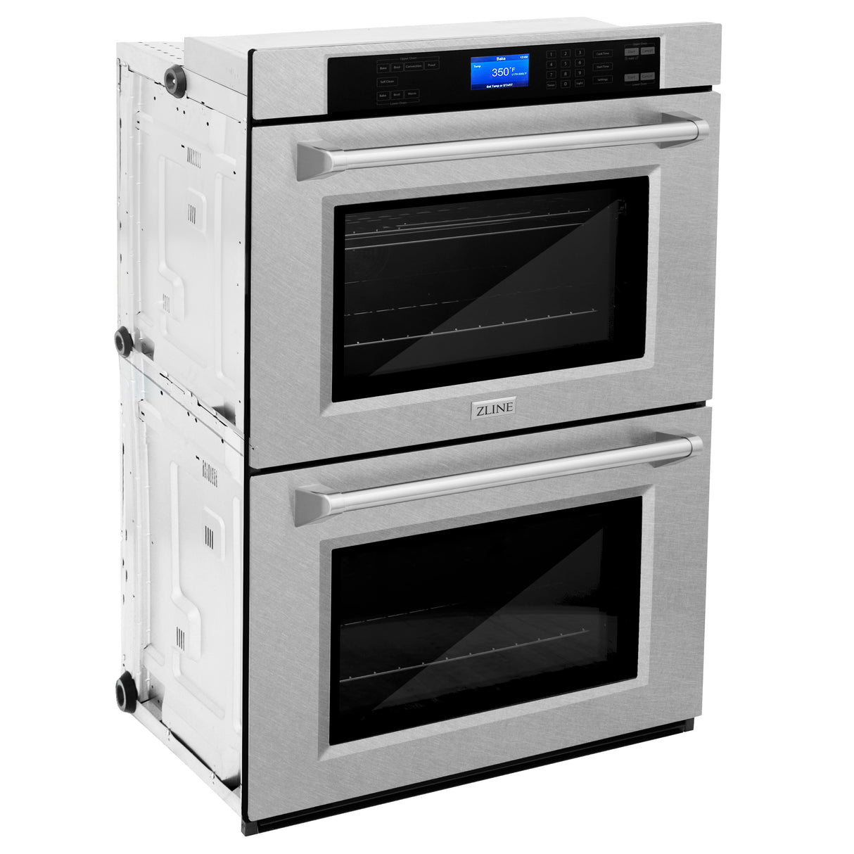 ZLINE 30" Professional Double Wall Oven with Self Clean and True Convection in Fingerprint Resistant Stainless Steel (AWDS-30)