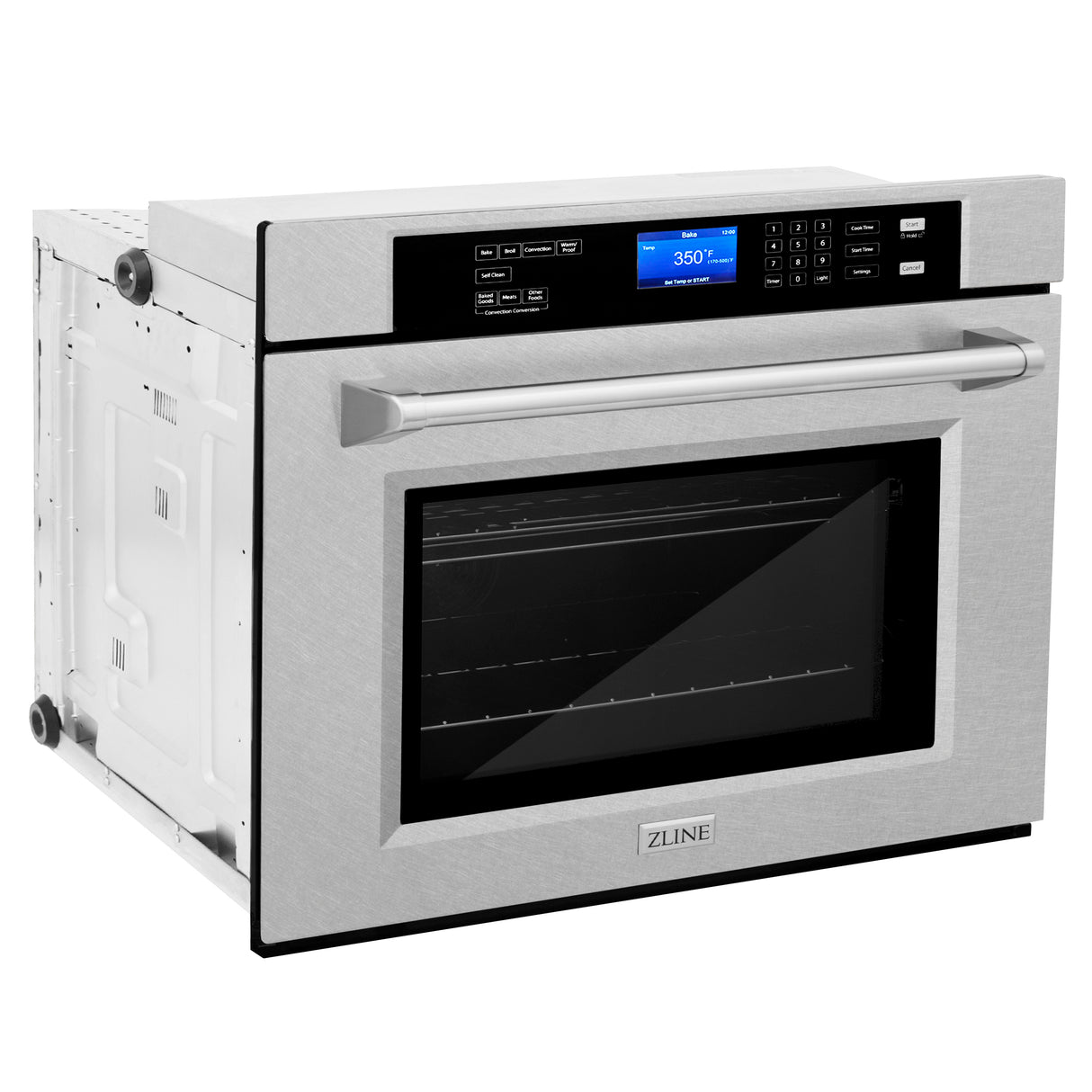 ZLINE 30" Professional Single Wall Oven with Self Clean and True Convection in Fingerprint Resistant Stainless Steel (AWSS-30)