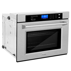 ZLINE 30" Professional Single Wall Oven with Self Clean and True Convection in Fingerprint Resistant Stainless Steel (AWSS-30)