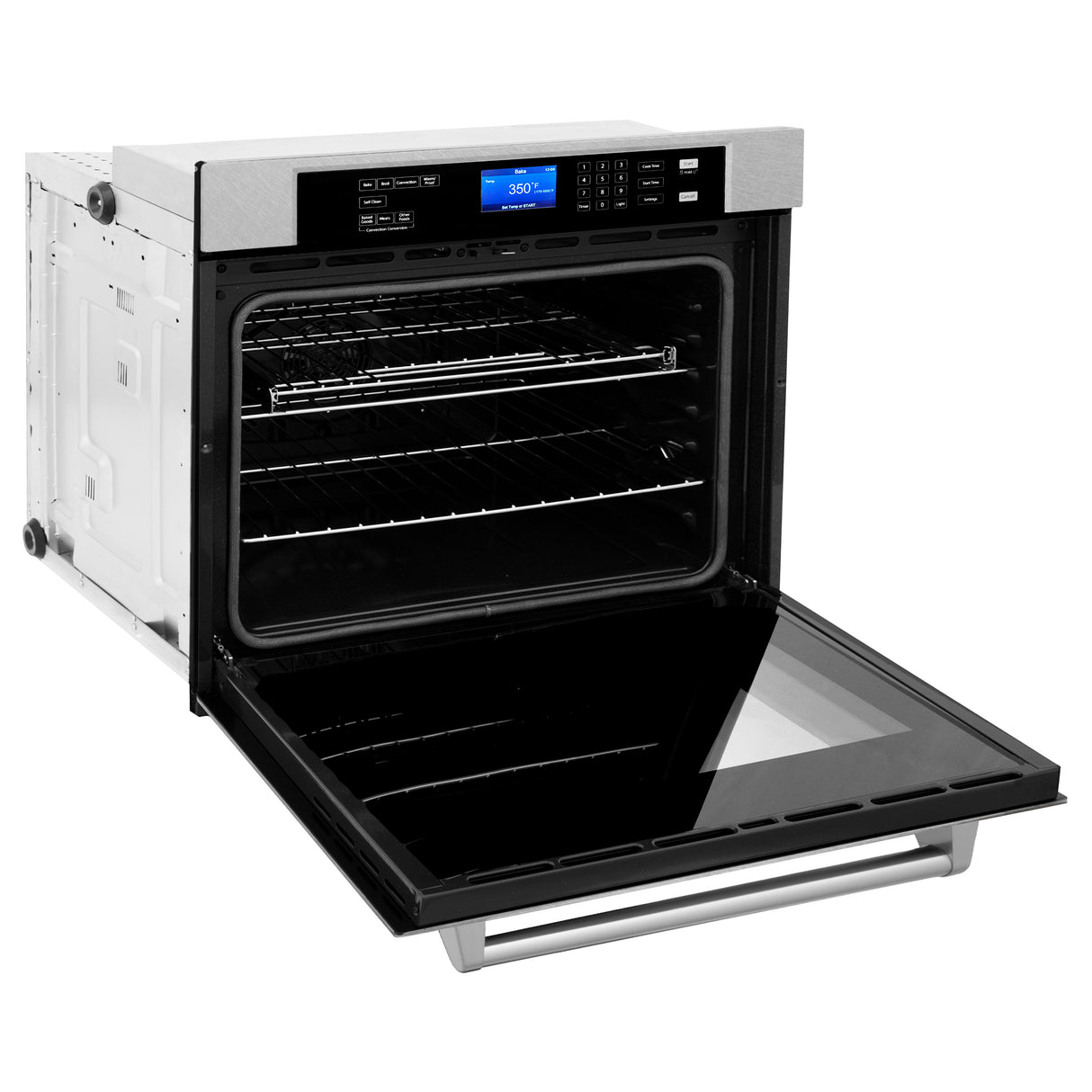 ZLINE 30" Professional Single Wall Oven with Self Clean and True Convection in Fingerprint Resistant Stainless Steel (AWSS-30)