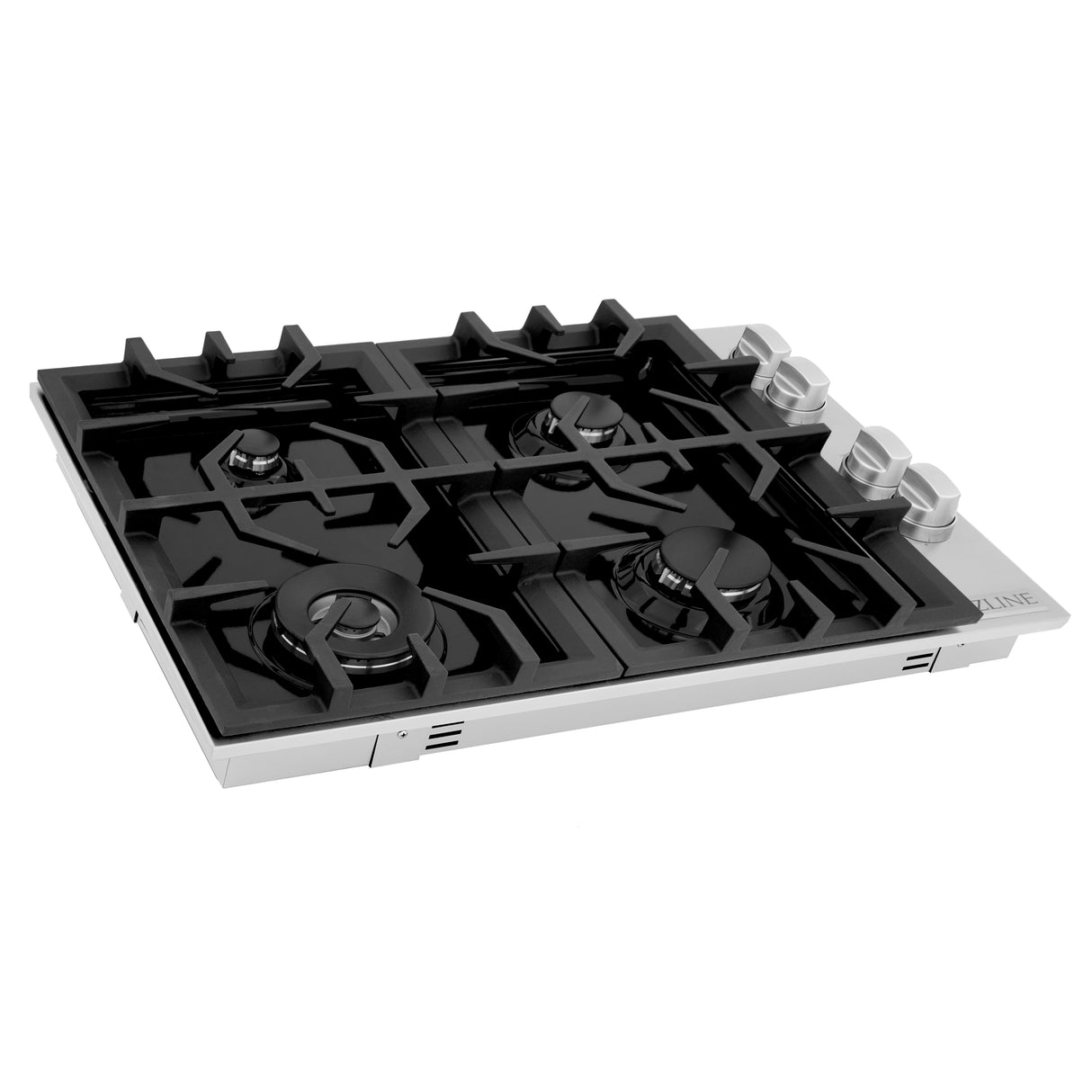 ZLINE 30" Dropin Gas Stovetop with 4 Gas Burners and Black Porcelain Top (RC30-PBT)