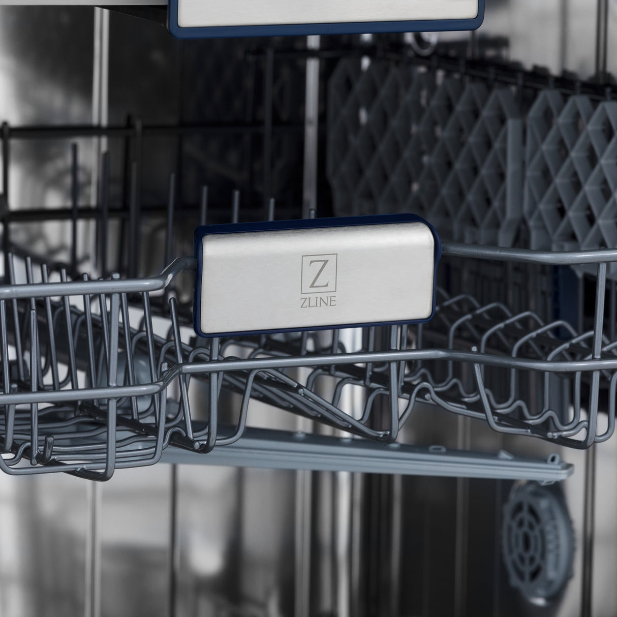 ZLINE 24" Tallac Series 3rd Rack Tall Tub Dishwasher in Custom Panel Ready with Stainless Steel Tub, 51dBa (DWV-24)