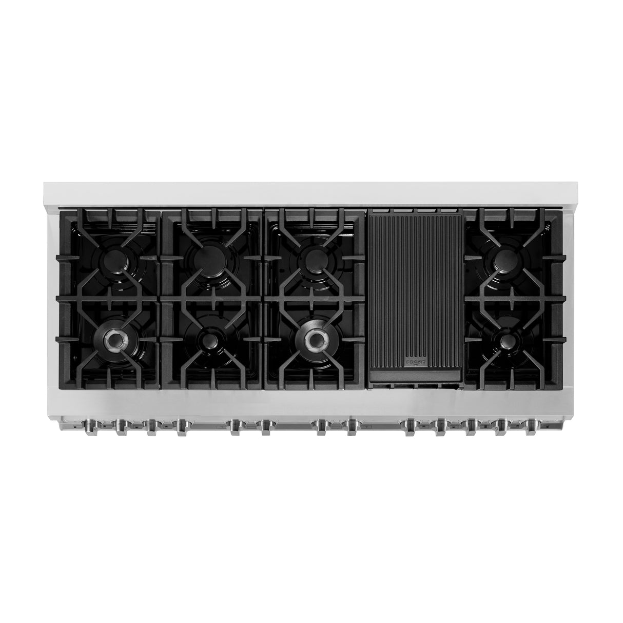 ZLINE 60" 7.4 cu ft Dual Fuel Range with Gas Stove and Electric Oven in Stainless Steel and Black Matte Door (RA-BLM-60)