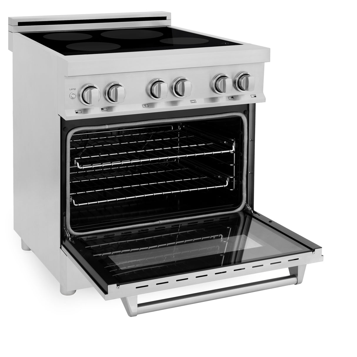 ZLINE 30" 4.0 cu ft Induction Range with a 4 Element Stove and Electric Oven in Stainless Steel (RAIND-30)