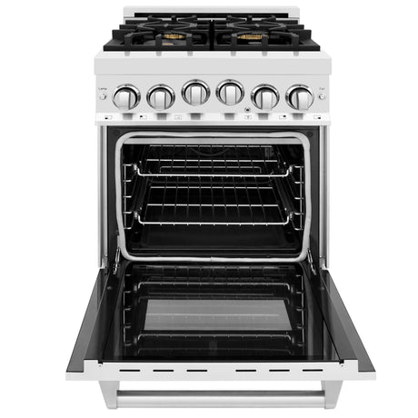 ZLINE 24" 2.8 cu ft Range with Gas Stove and Gas Oven in Stainless Steel (RG-BR-24)