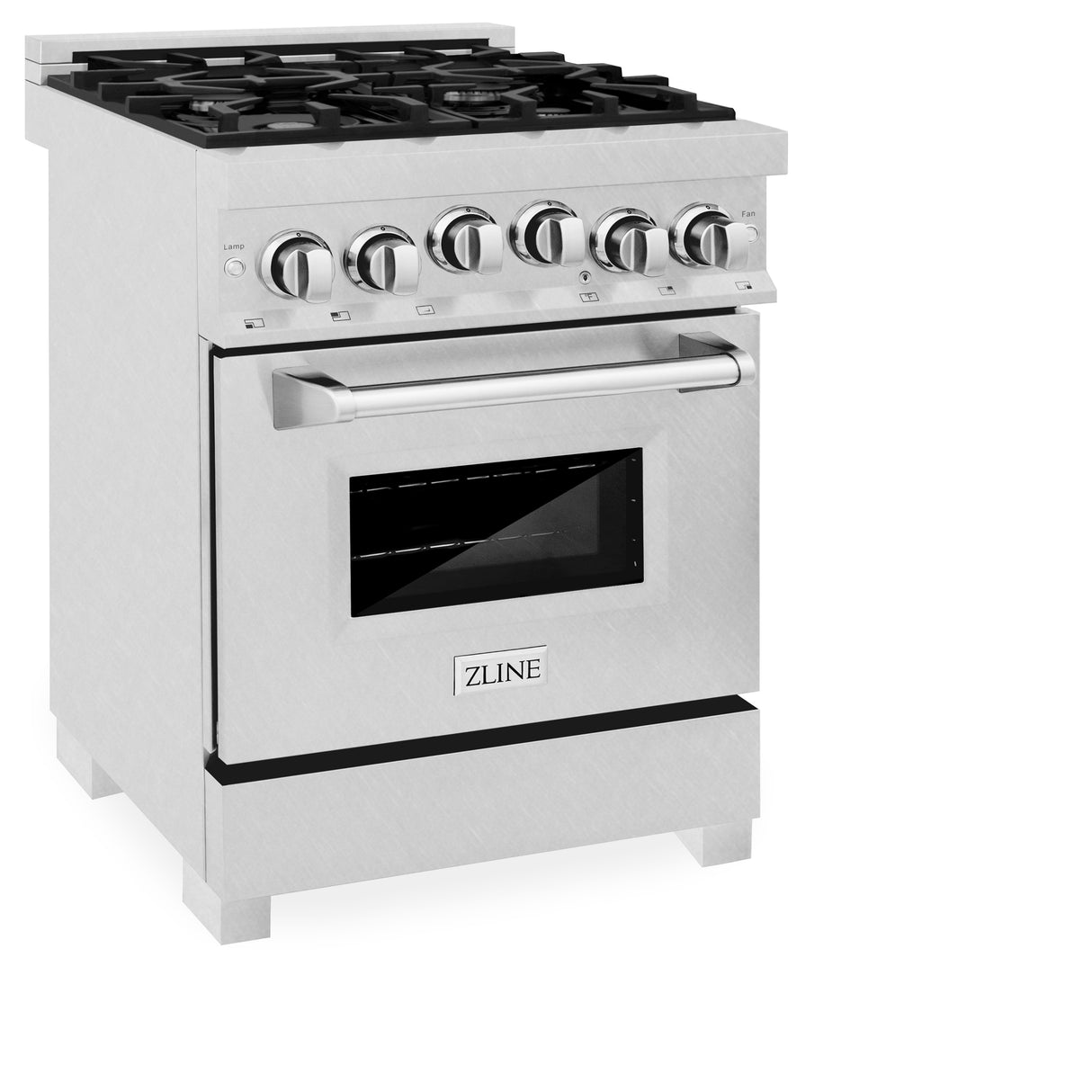 ZLINE 24" 2.8 cu ft Range with Gas Stove and Gas Oven in Fingerprint Resistant Stainless Steel (RGS-SN-24)