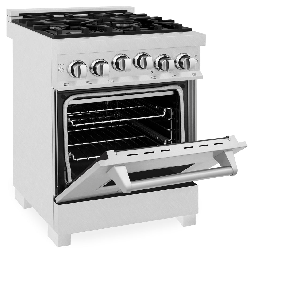 ZLINE 24" 2.8 cu ft Range with Gas Stove and Gas Oven in Fingerprint Resistant Stainless Steel (RGS-SN-24)