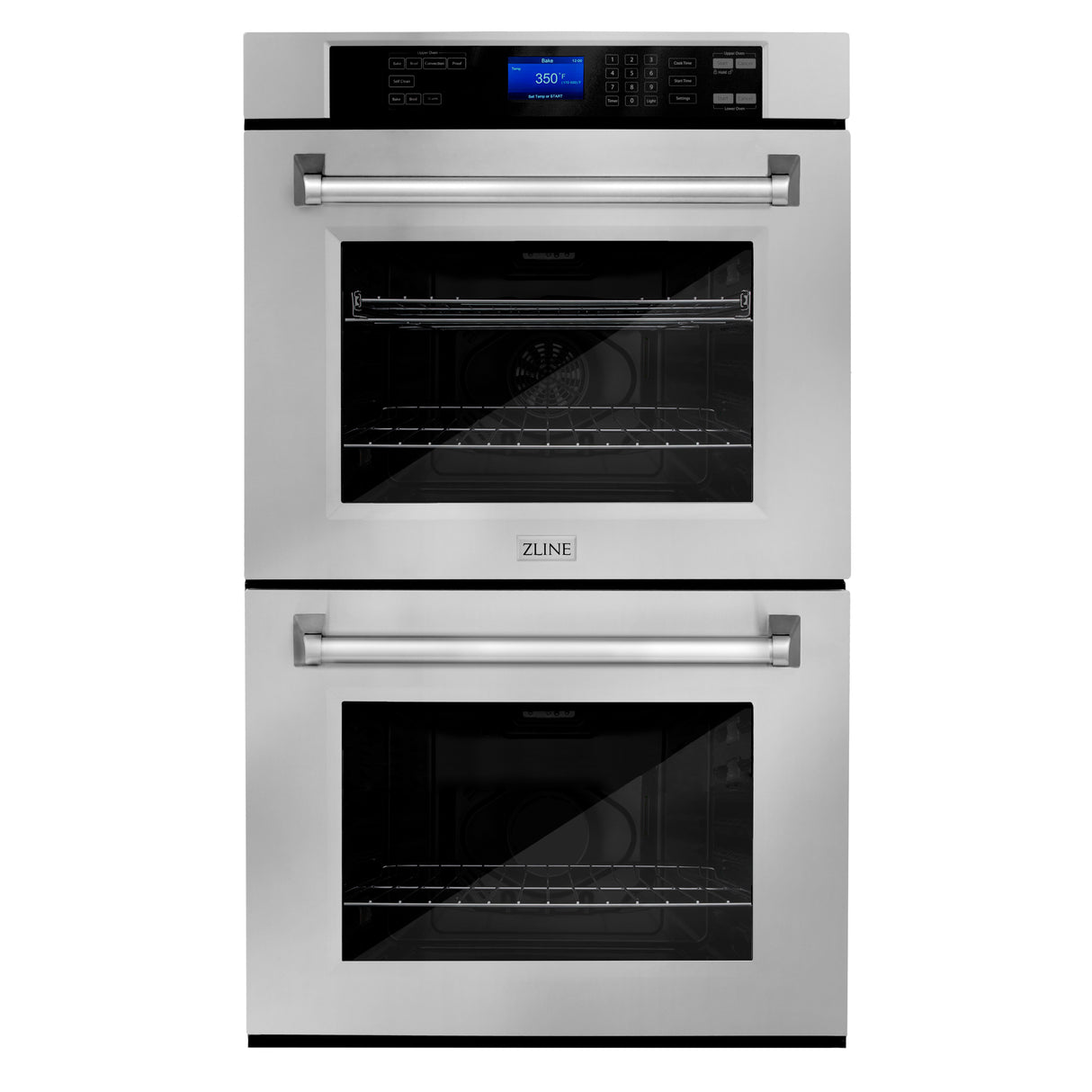 ZLINE 30" Professional Double Wall Oven with Self Clean and True Convection in Stainless Steel (AWD-30)