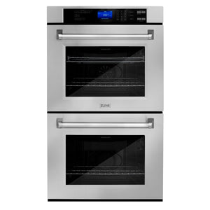 ZLINE 30" Professional Double Wall Oven with Self Clean and True Convection in Stainless Steel (AWD-30)