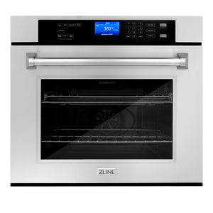 ZLINE 30" Professional Single Wall Oven with Self Clean and True Convection in Stainless Steel (AWS-30)